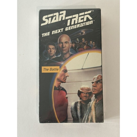 Star Trek: The Next Generation Episode 10 "The Battle" VHS New/Sealed-Watermars! - Picture 1 of 6